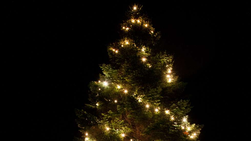 Julegrantenning i bakgården søndag 1. desember